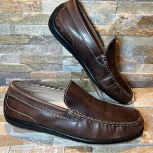 Ecco Leather Slip-On Comfort Classic Moccasin Loafer Men’s Size 11